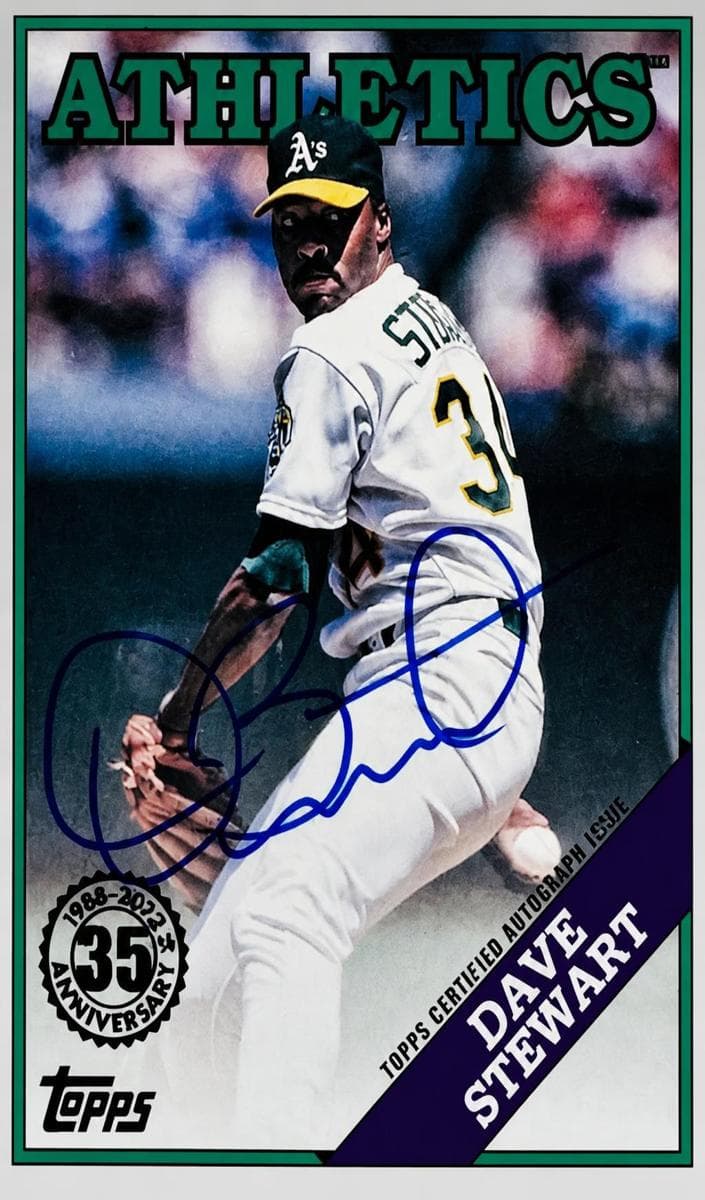 Dave Stewart 2023 topps Topps