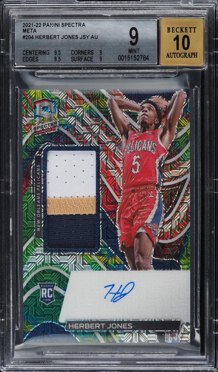 Herbert Jones 2021 panini Panini Spectra