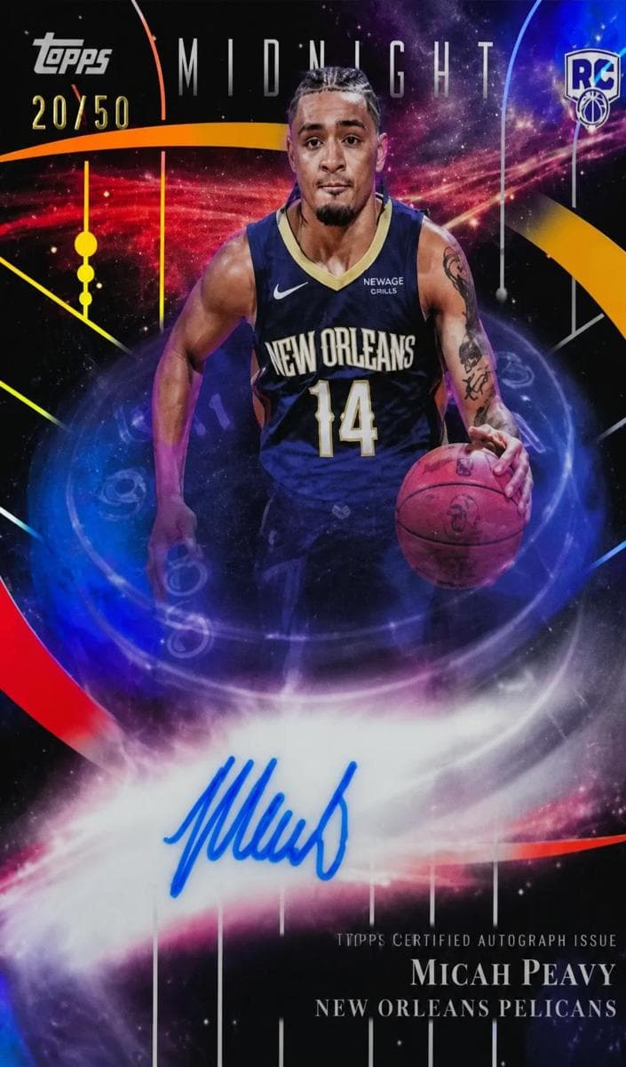 Micah Peavy 2025 topps Topps Midnight