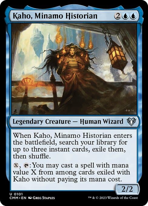 Kaho, Minamo Historian 2023 Magic: The Gathering Commander Masters