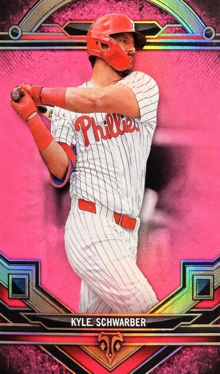 Kyle Schwarber 2024 topps Topps Triple Threads