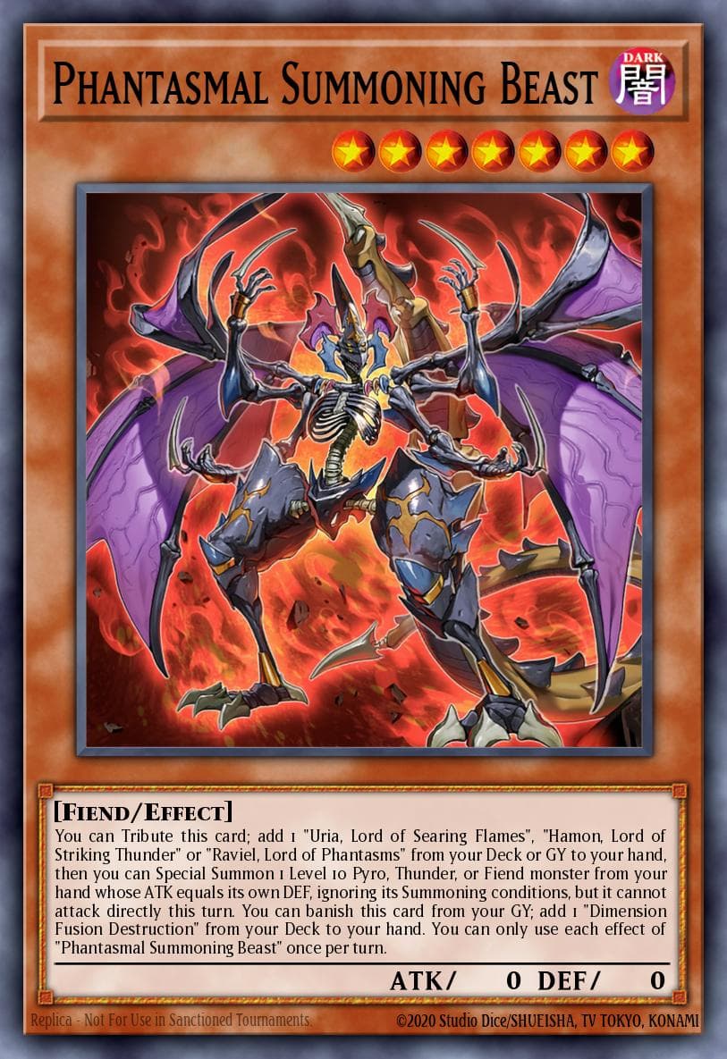 Phantasmal Summoning Beast 2025 Yu-Gi-Oh! 2025 Mega Pack Tin