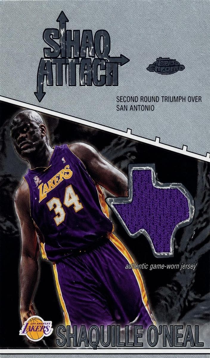 Shaquille O'Neal 2002 topps Topps Chrome