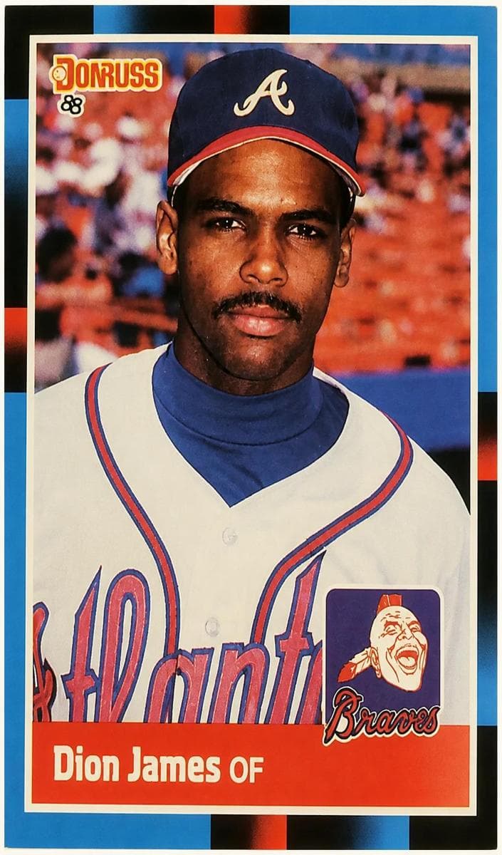 Dion James 1988 panini Donruss