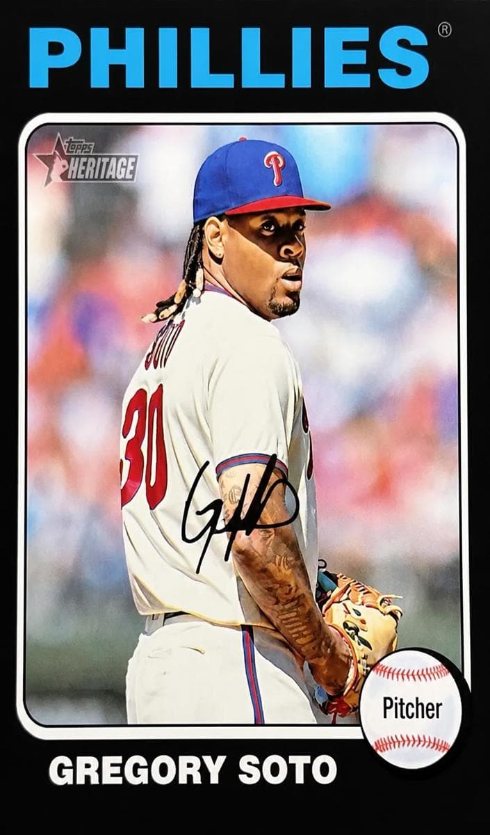 Gregory Soto trading card