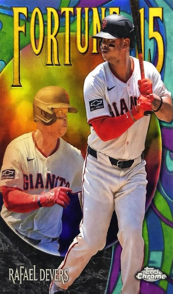 Rafael Devers 2025 topps Topps Chrome Update