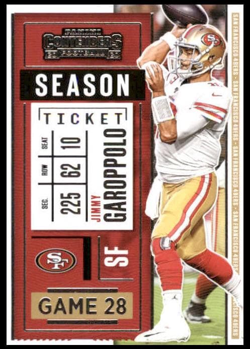 Jimmy Garoppolo 2020 panini Panini Contenders