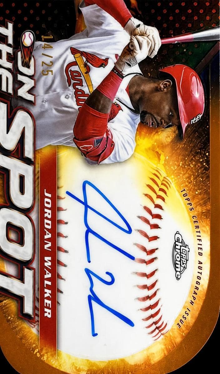 Jordan Walker 2024 topps Topps Chrome