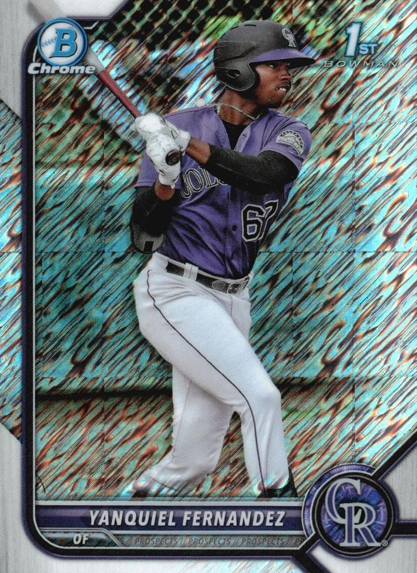 Yanquiel Fernandez 2022 bowman Bowman Chrome