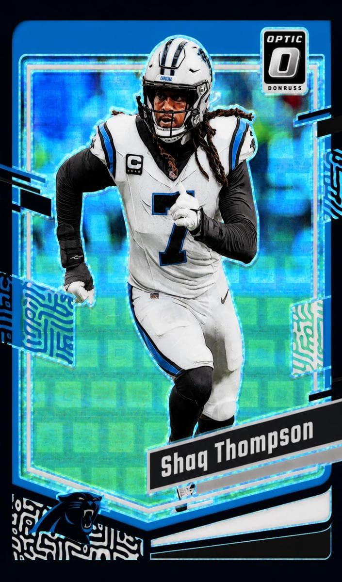 Shaq Thompson 2023 panini Donruss Optic