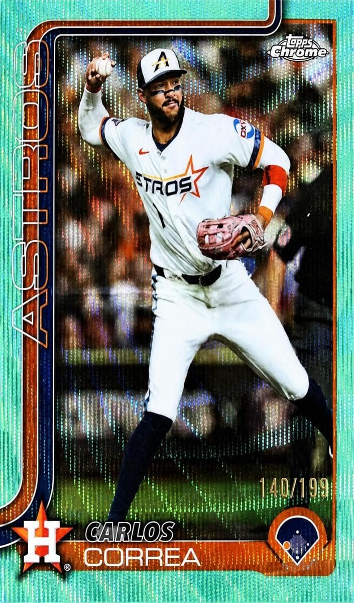 Carlos Correa 2025 topps Topps Chrome Update