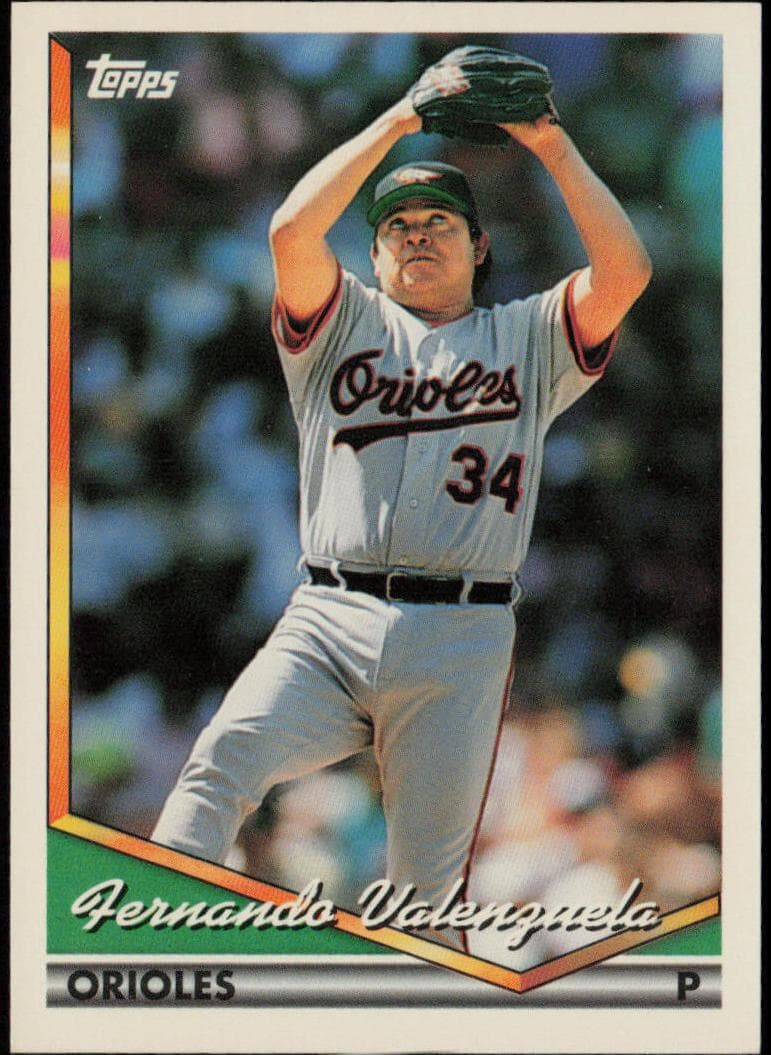 Fernando Valenzuela 1994 topps Topps