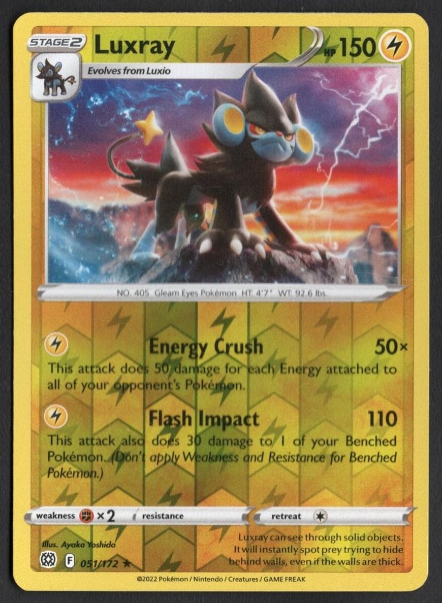 Luxray trading card