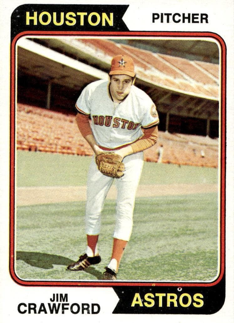 Jim Crawford 1974 topps Topps