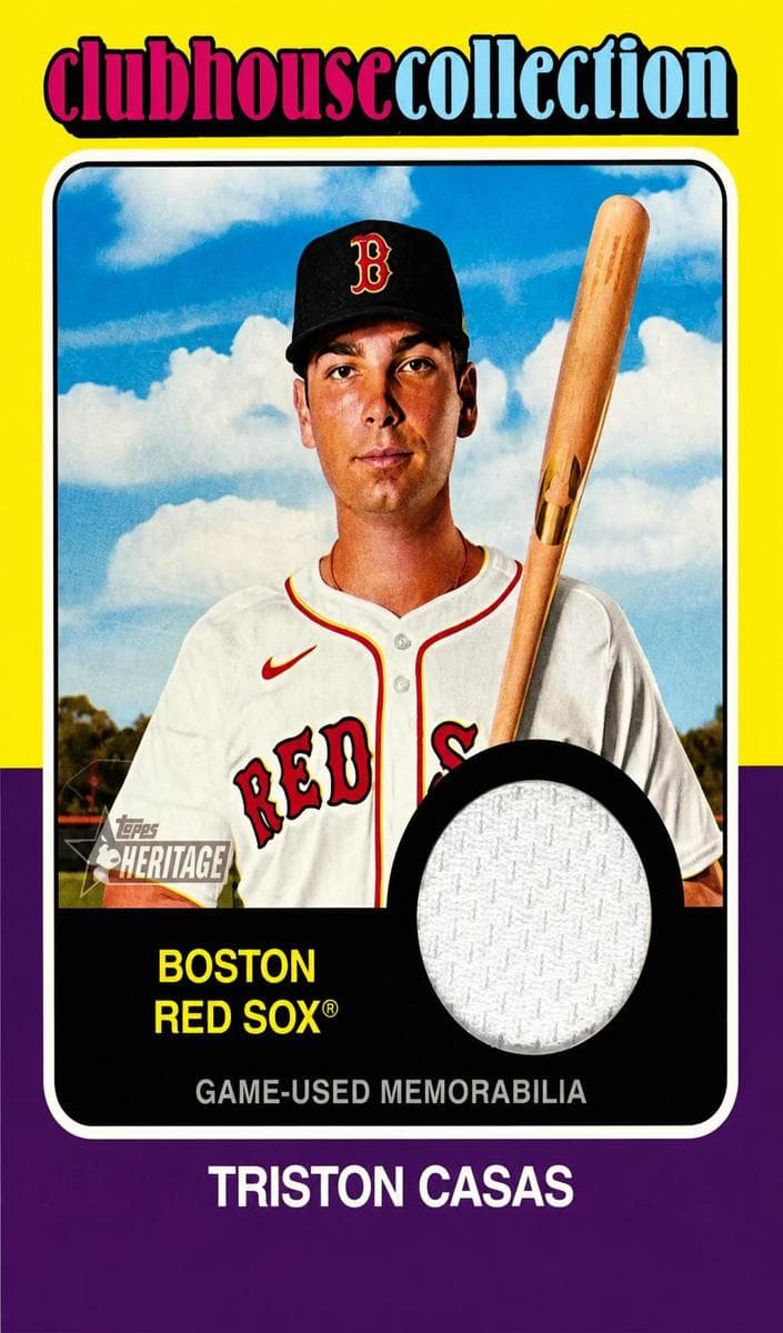Triston Casas 2024 topps Topps Heritage