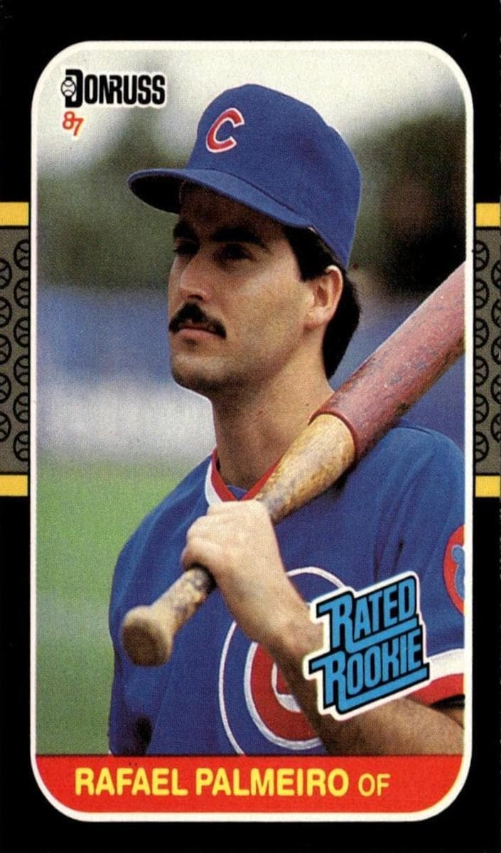 Rafael Palmeiro trading card
