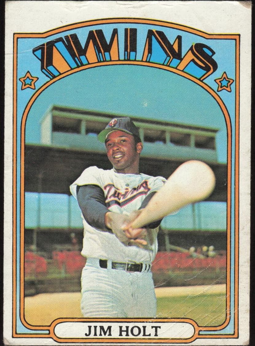 Jim Holt 1972 topps Topps