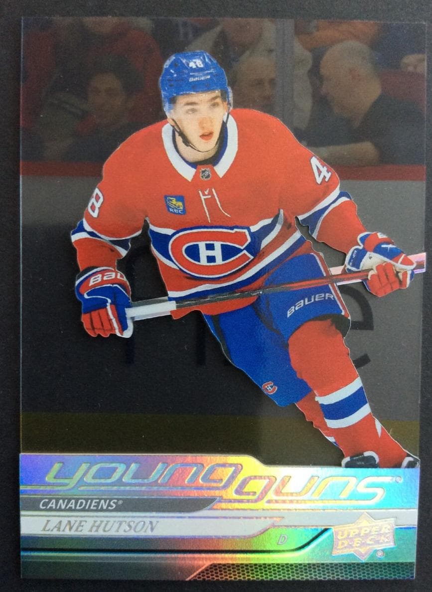 Lane Hutson 2024 Upper Deck rookie card