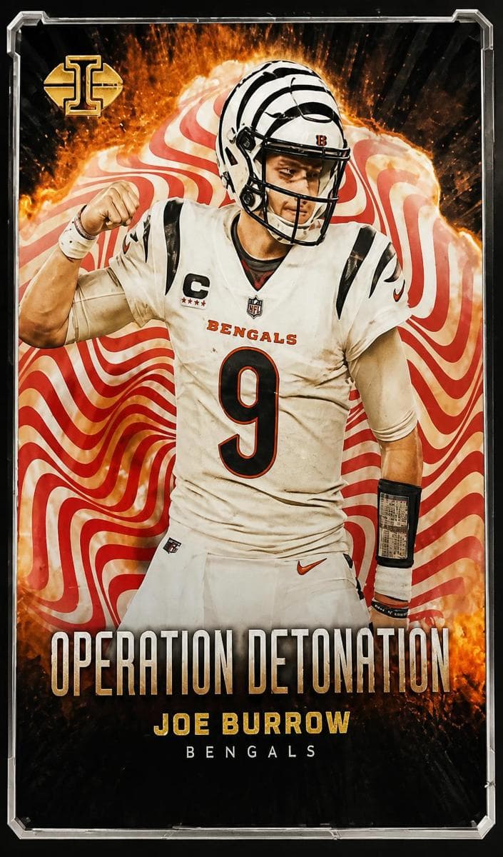 Joe Burrow 2023 panini Panini Illusions