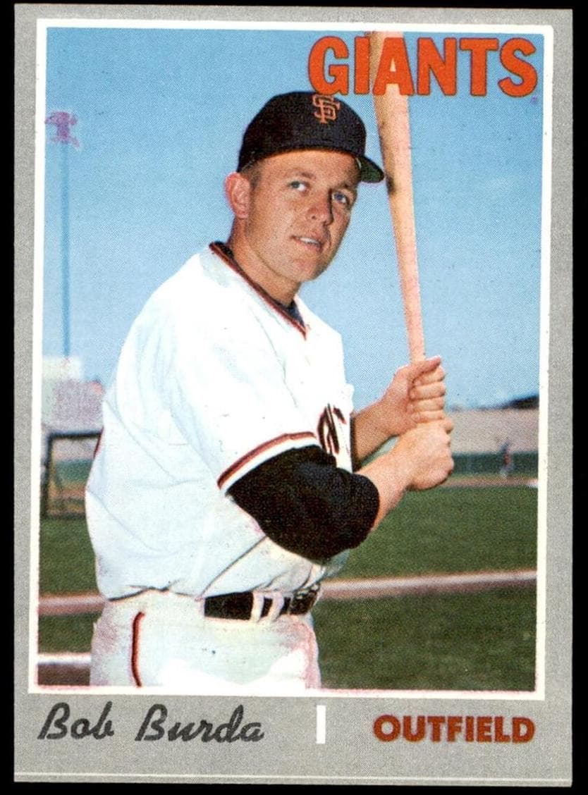 Bob Burda 1970 topps Topps
