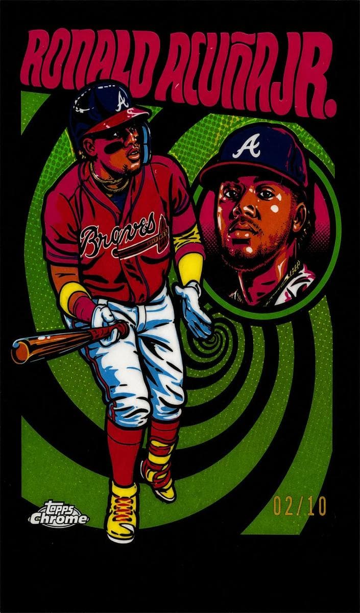 Ronald Acuña Jr. 2024 topps Topps Chrome