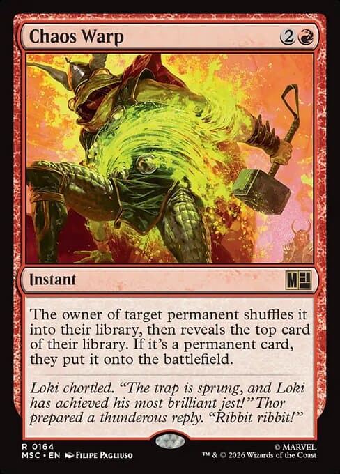 Chaos Warp 2021 Magic: The Gathering