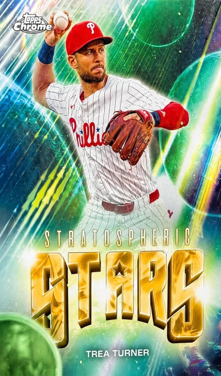 Trea Turner 2024 topps Topps Chrome Update