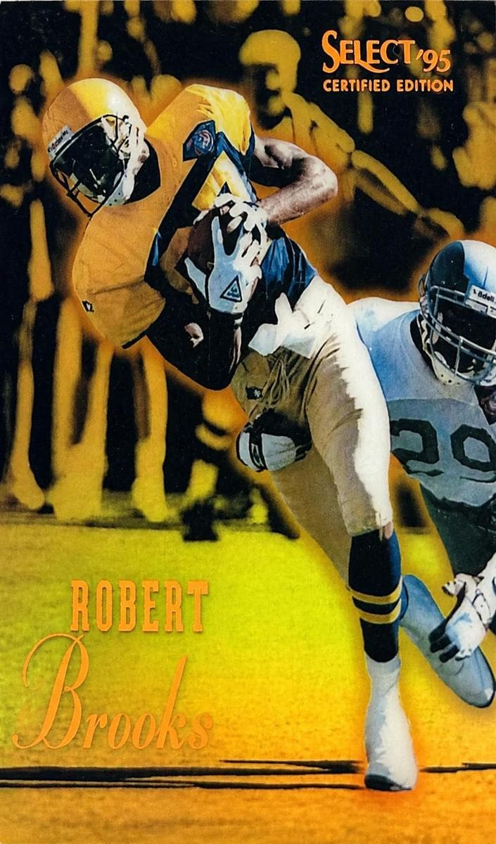 Robert Brooks 1995 panini Certified Football Mirror Gold