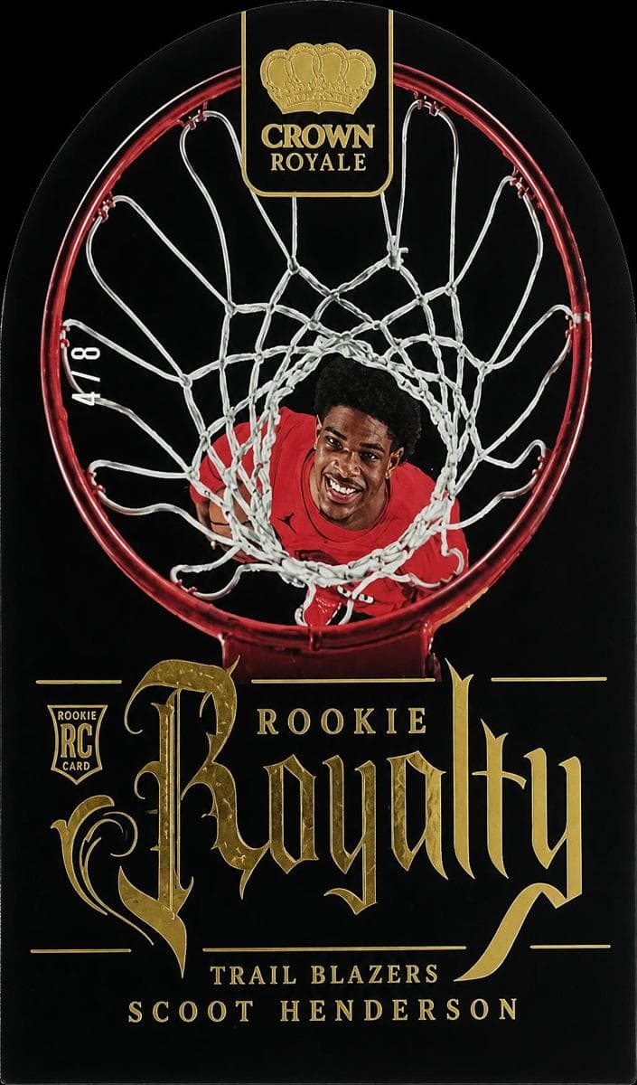 Scoot Henderson 2023 panini Panini Crown Royale