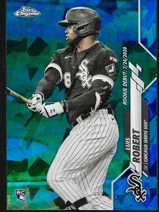 Luis Robert 2020 topps Topps Chrome Update Sapphire Edition