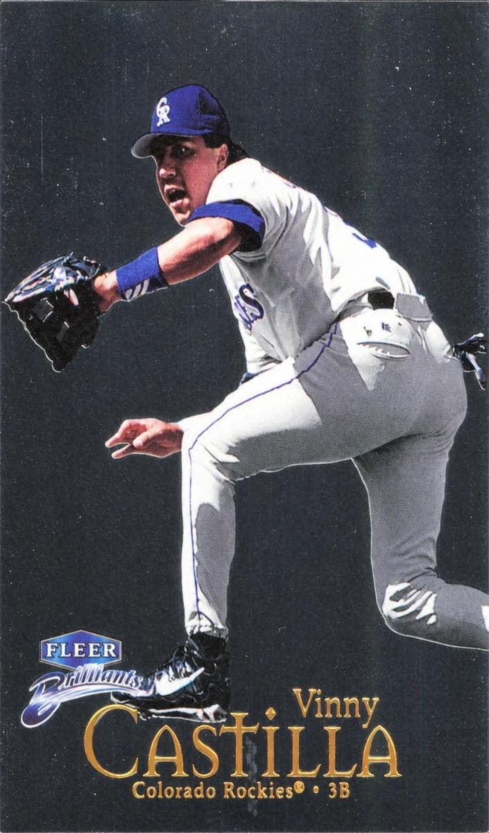 Vinny Castilla 1999 fleer Fleer Brilliants