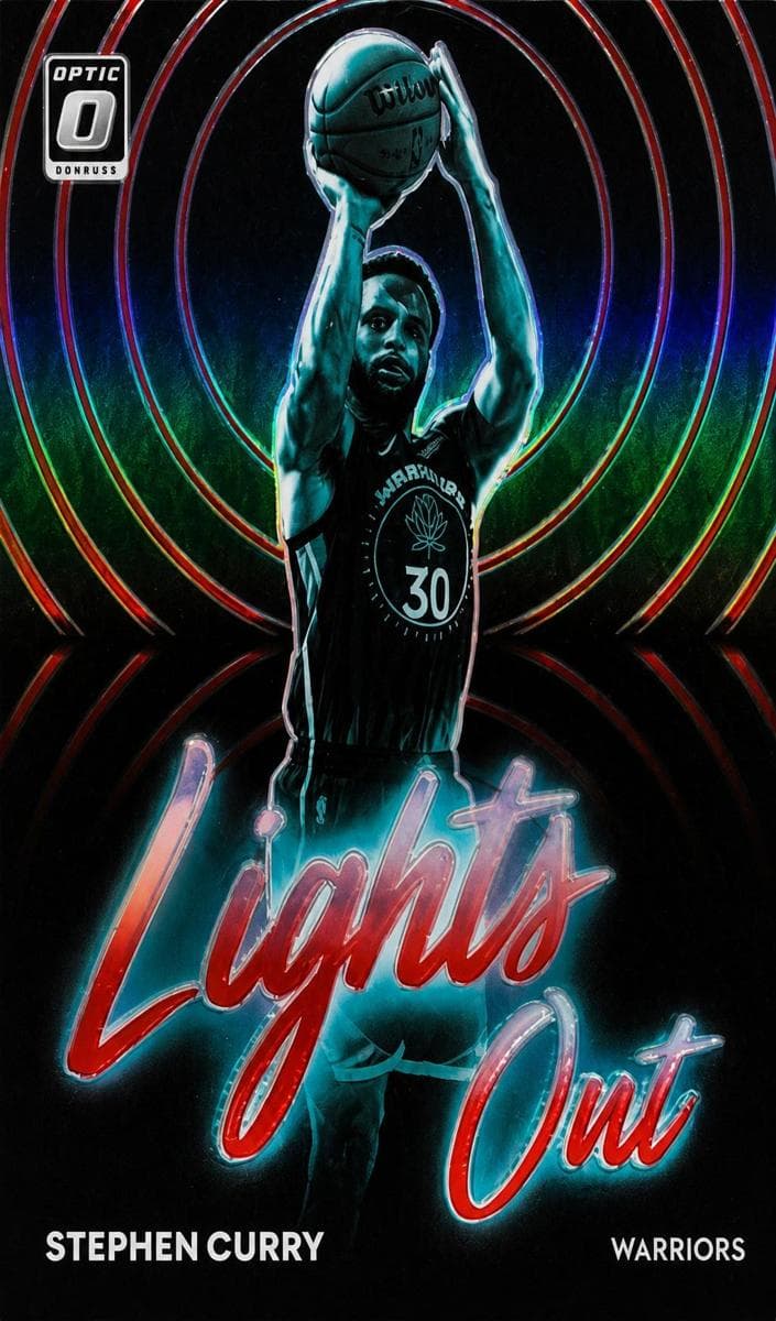 Stephen Curry 2022 panini Donruss Optic