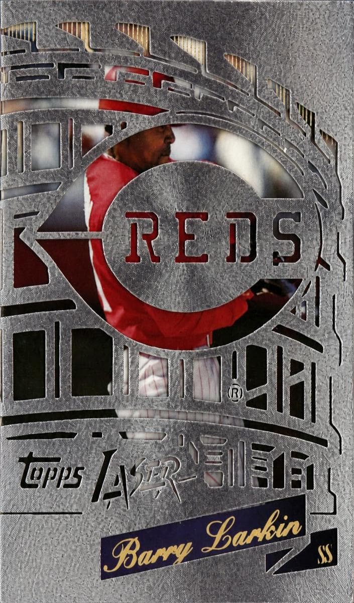 Barry Larkin 1996 topps Laser Stadium Stars