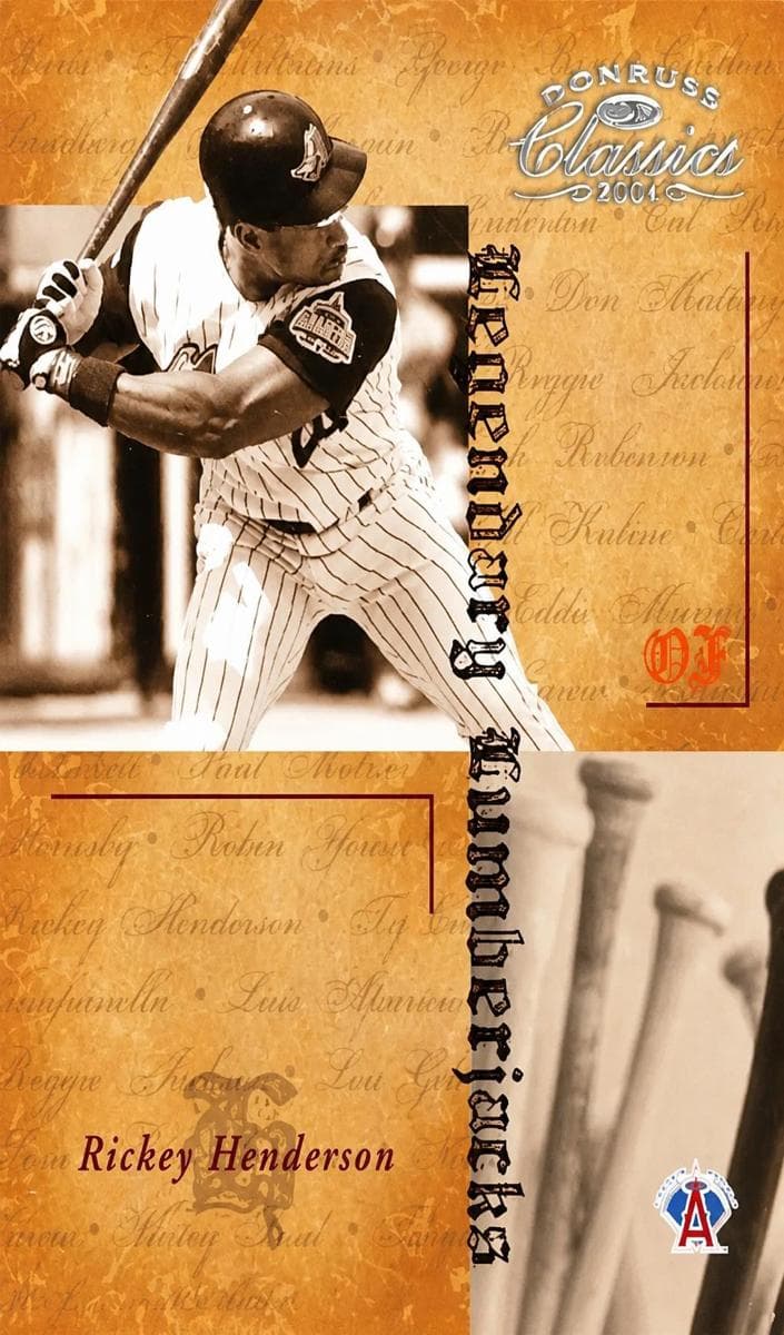 Rickey Henderson 2004 panini