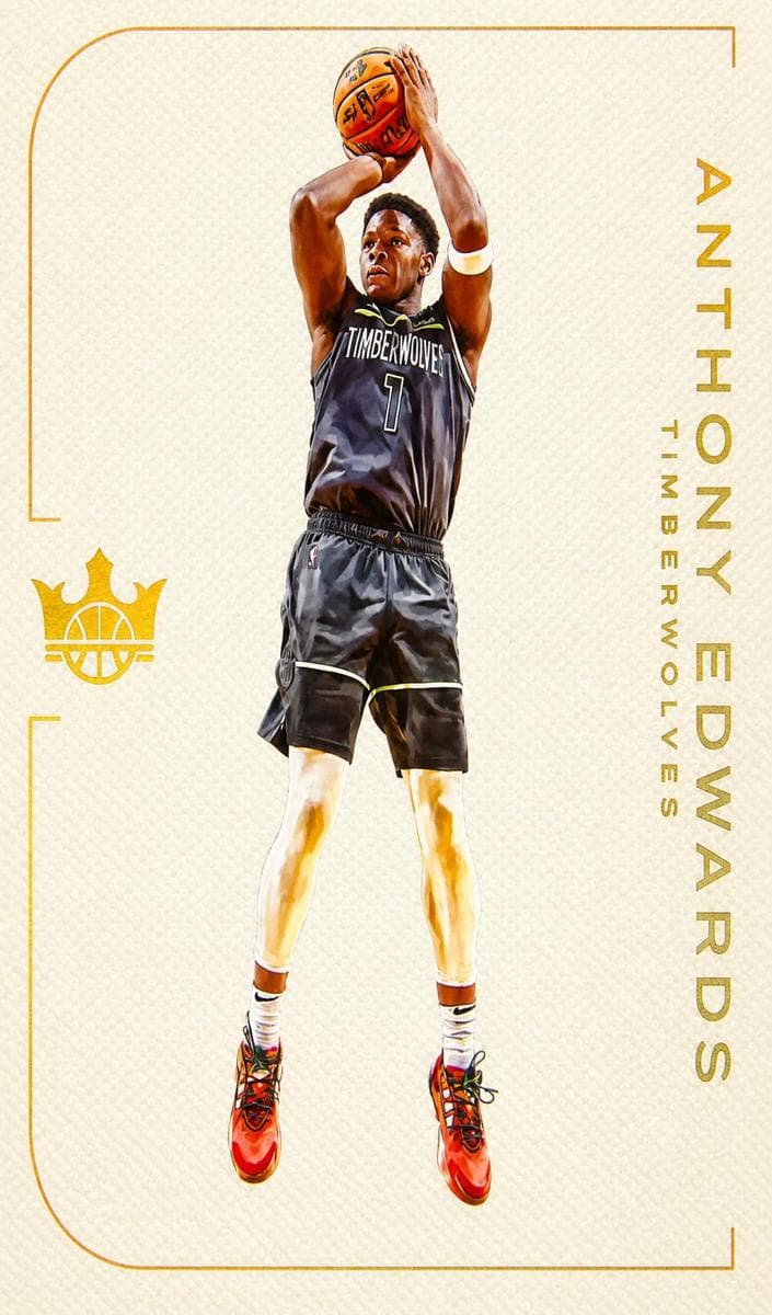 Anthony Edwards 2022 panini Panini Court Kings