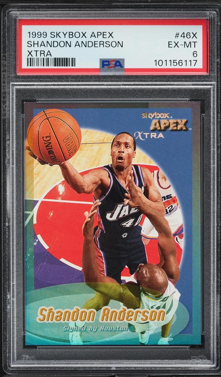 Shandon Anderson 1999 skybox Apex