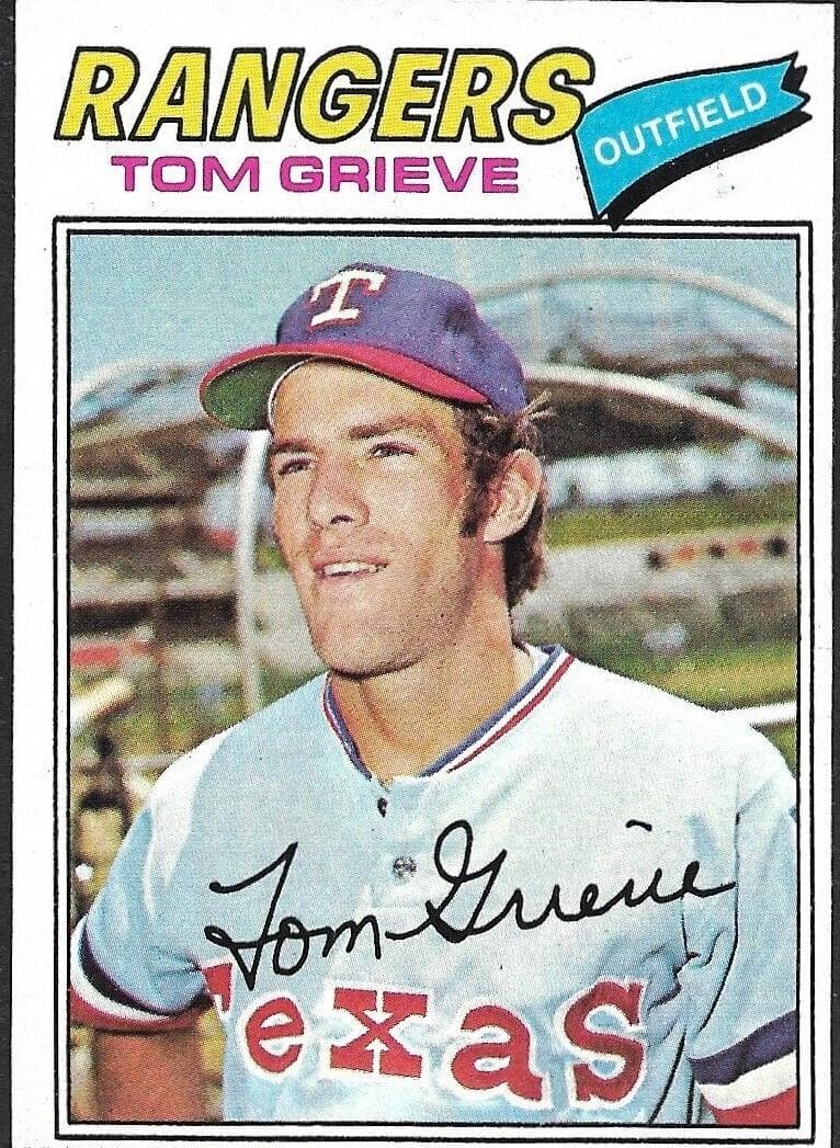 Tom Grieve 1977 topps Topps