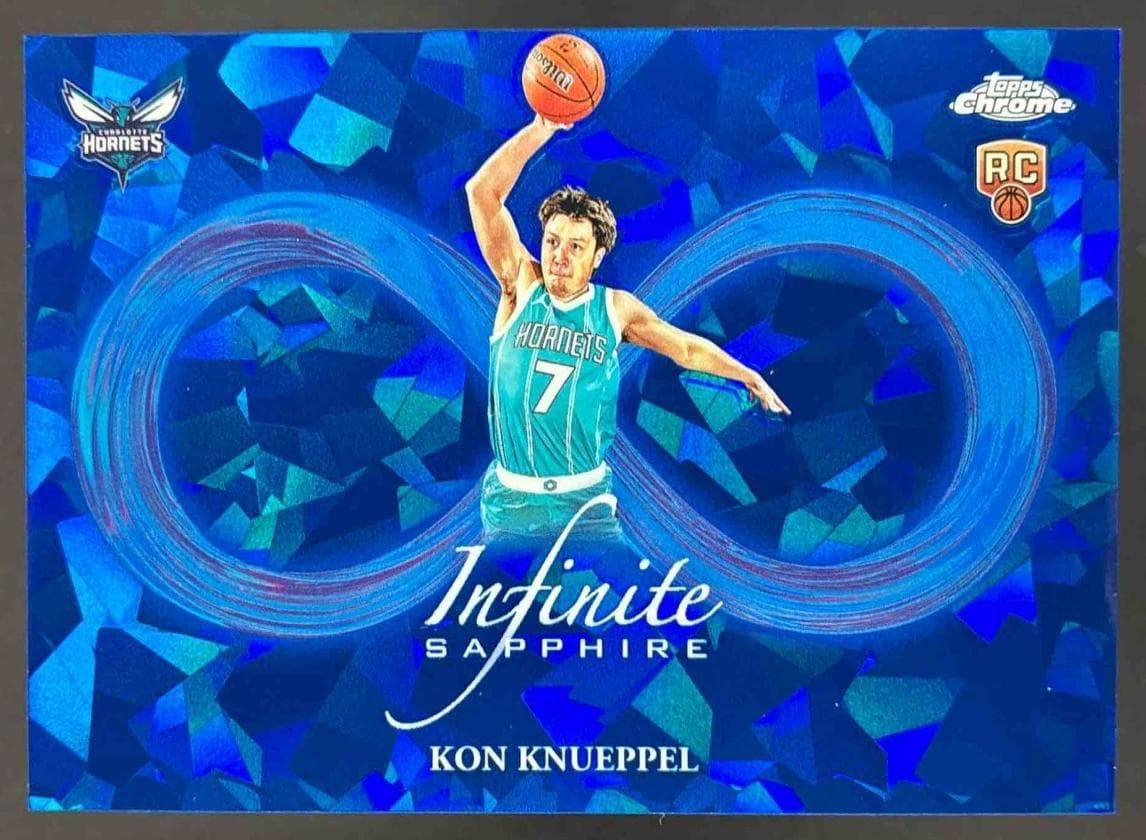 Kon Knueppel 2025 topps Topps Chrome Sapphire