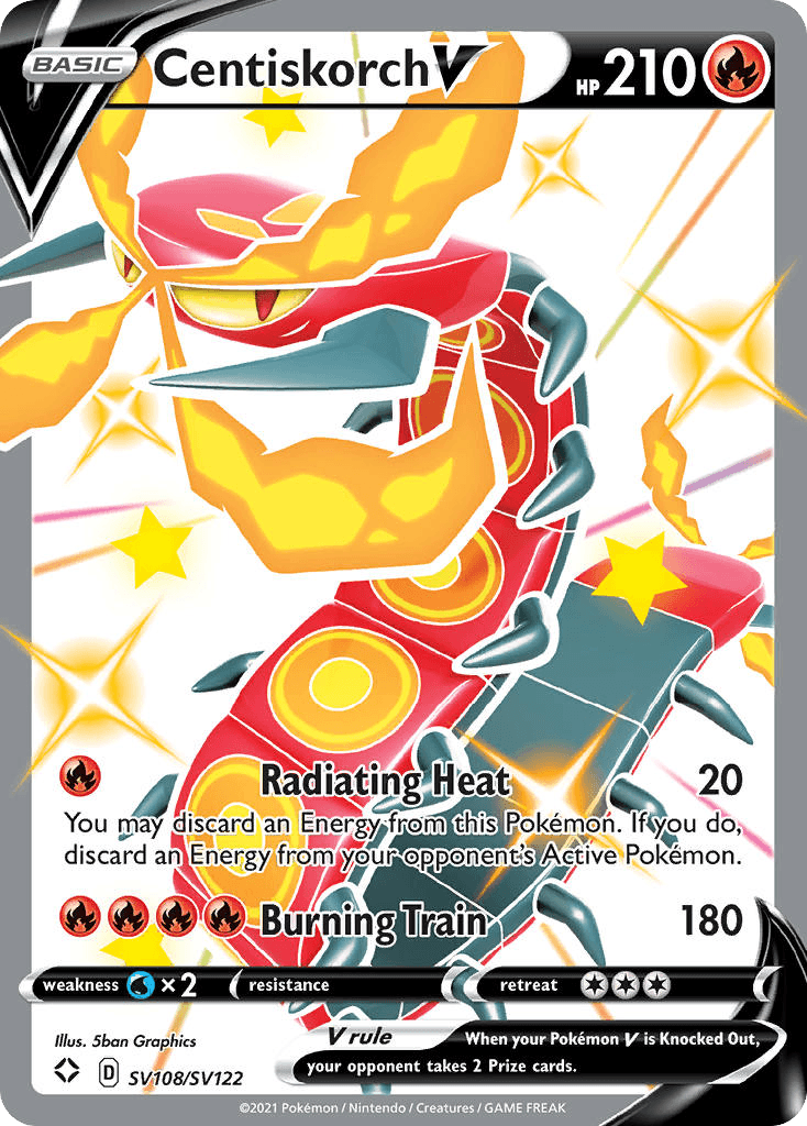 Centiskorch V 2020 Pokemon Japanese Explosive Walker