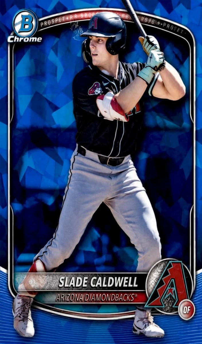 Slade Caldwell 2025 bowman Bowman Draft Sapphire