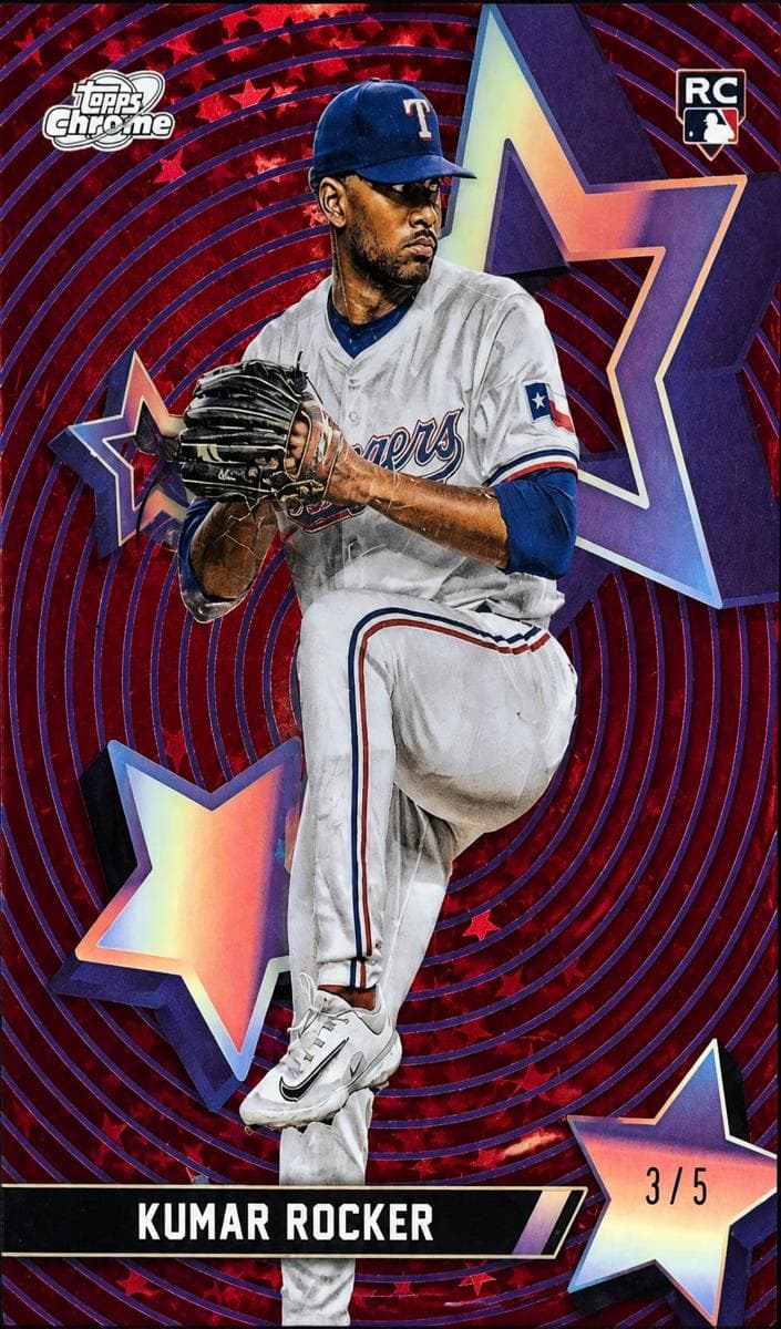 Kumar Rocker 2025 topps Topps Cosmic Chrome