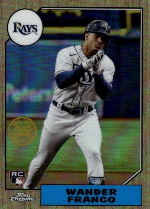 Wander Franco 2022 topps Topps Chrome
