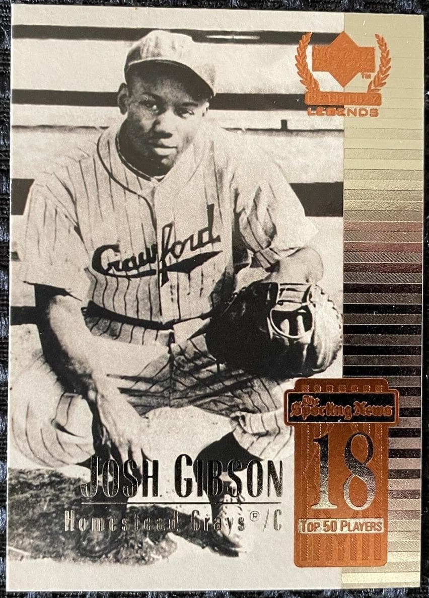 Josh Gibson 1999 upper-deck Upper Deck Century Legends
