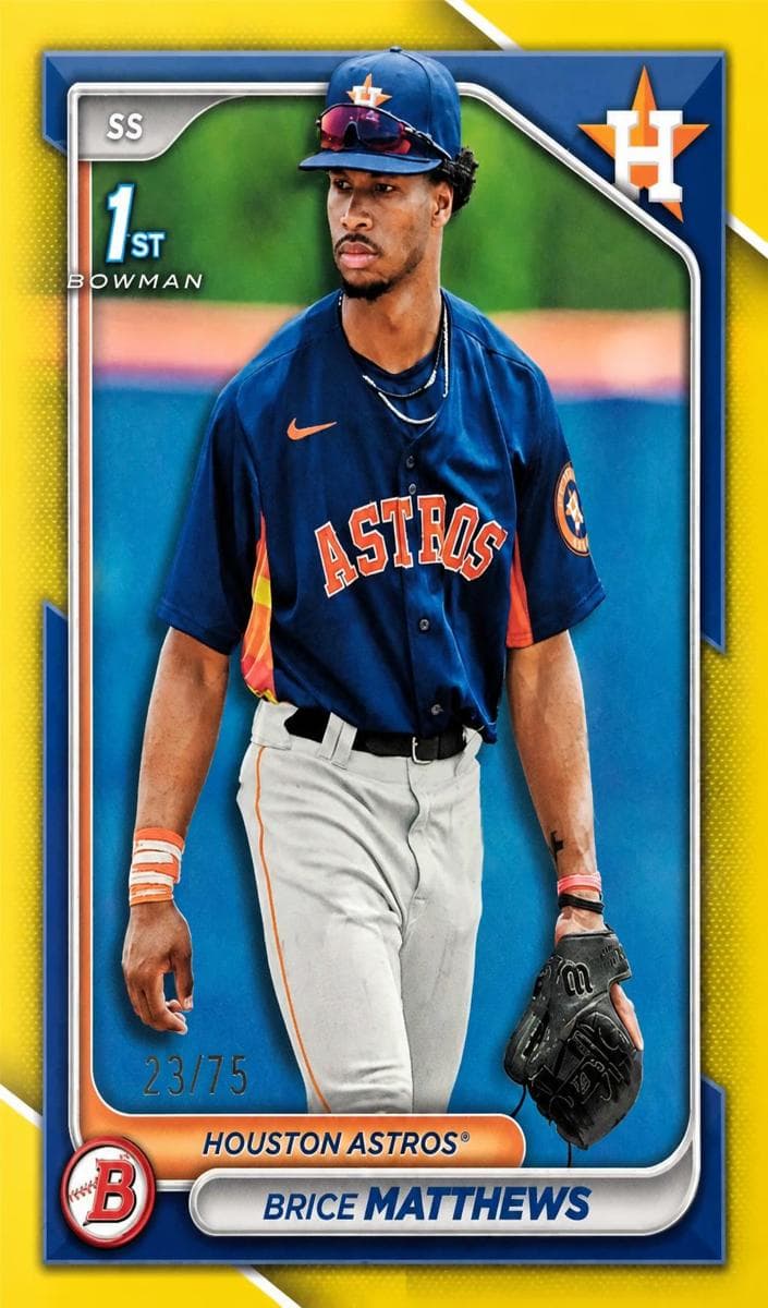 Brice Matthews 2024 bowman Bowman