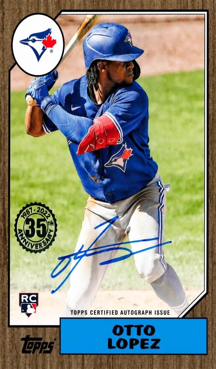 Otto Lopez 2022 topps Topps Update