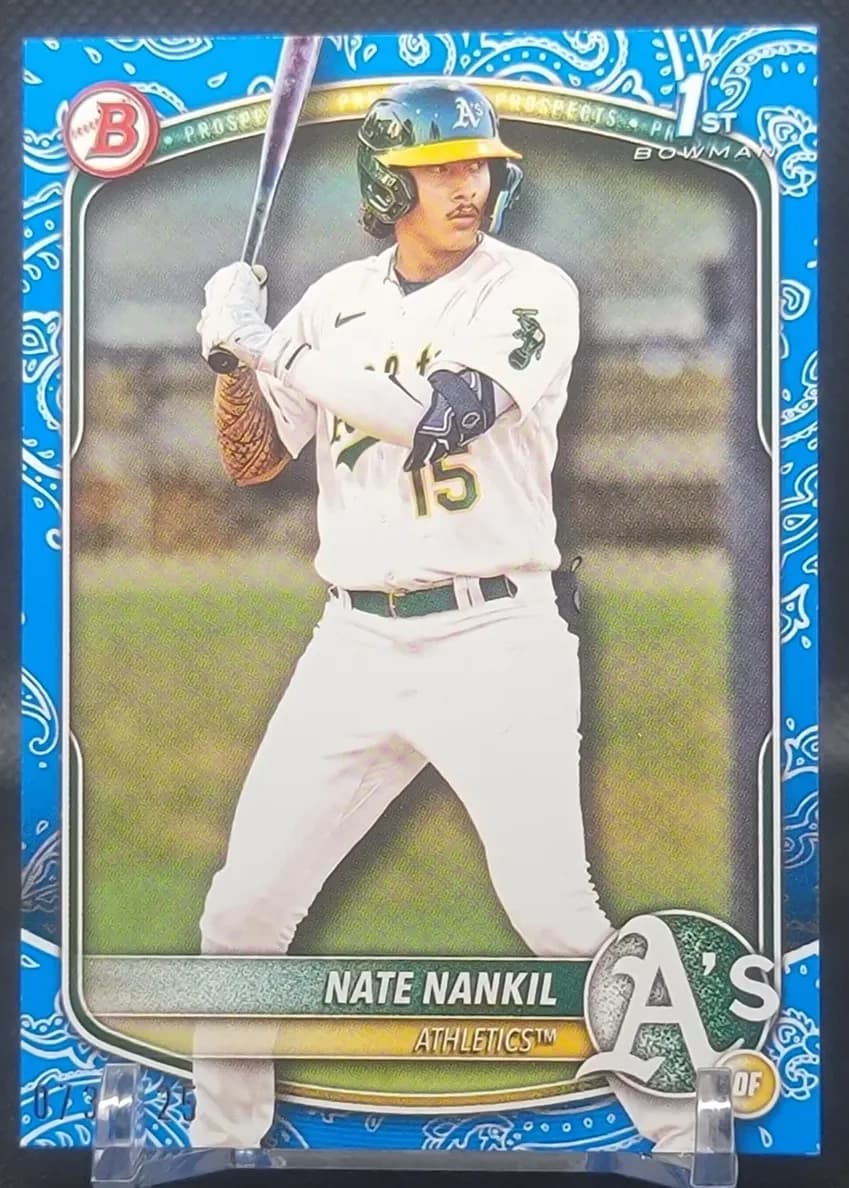 Nate Nankil trading card