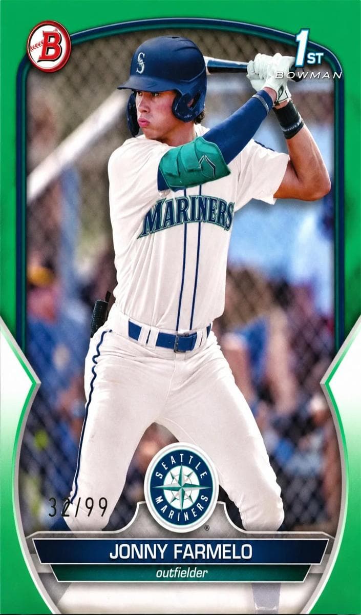 Jonny Farmelo 2023 bowman Bowman Draft