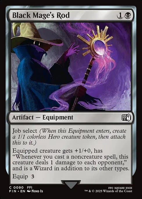 Black Mage's Rod 2025 Magic: The Gathering Final Fantasy