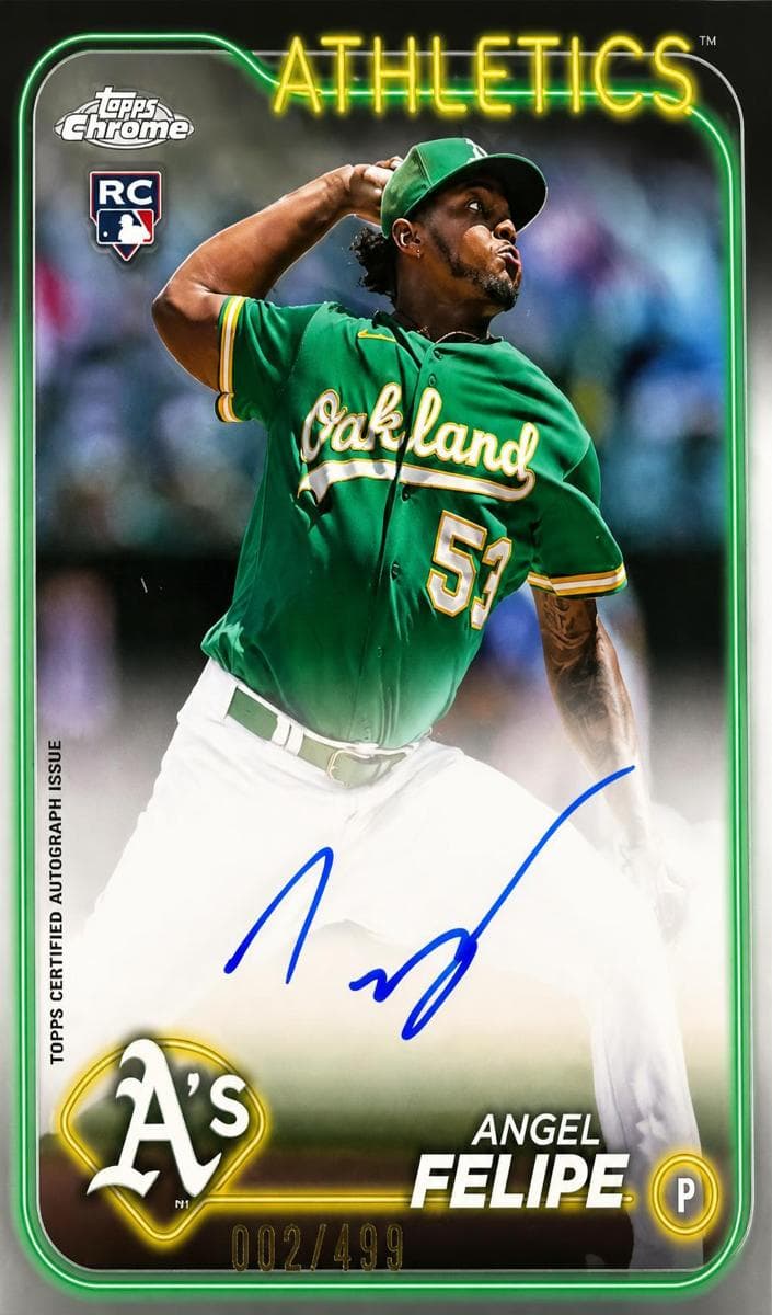 Angel Felipe 2024 topps Topps Chrome