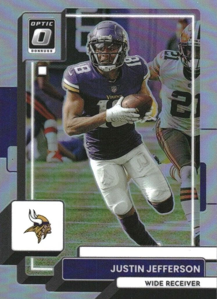 Justin Jefferson 2022 panini Donruss Optic